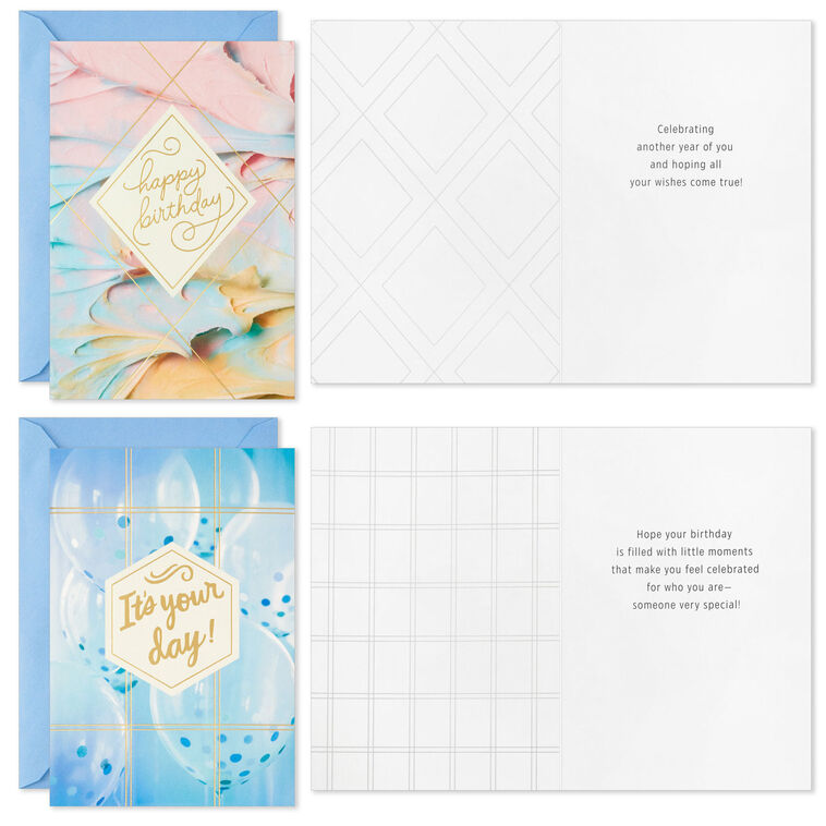 Hallmark Fabulous Celebration Assorted Birthday Cards Pack Of 16