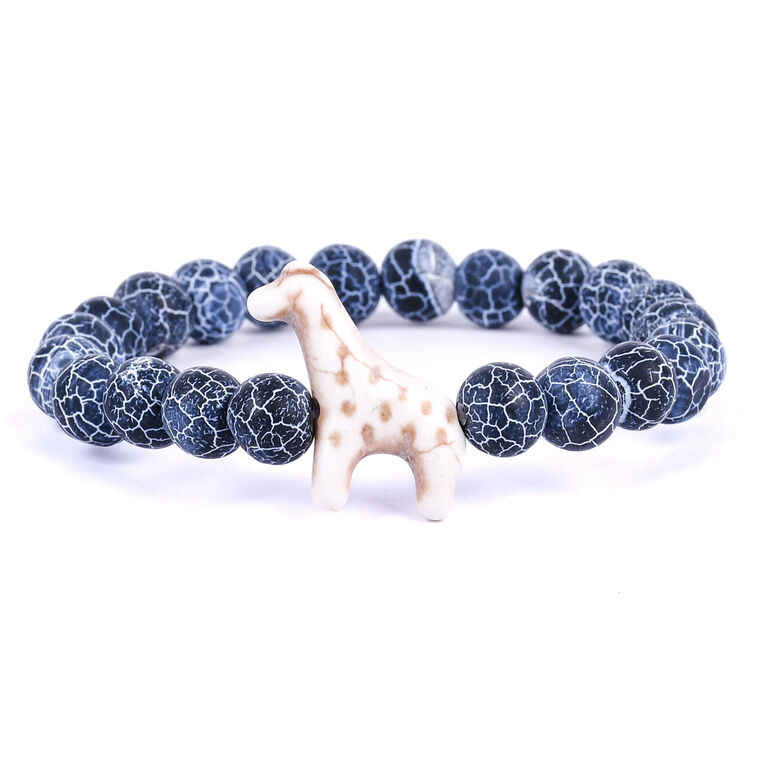 hallmark Fahlo Blue River Stone Giraffe Trek Bracelet
