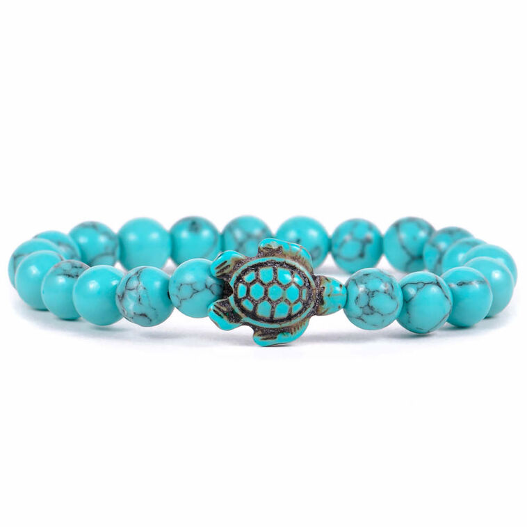 hallmark Fahlo Crystal Blue Turtle Journey Bracelet