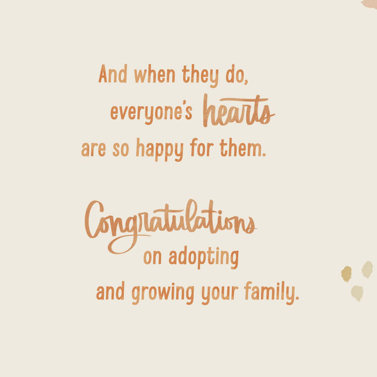 Hallmark Family Has A Way Of Finding Each Other Adoption Card