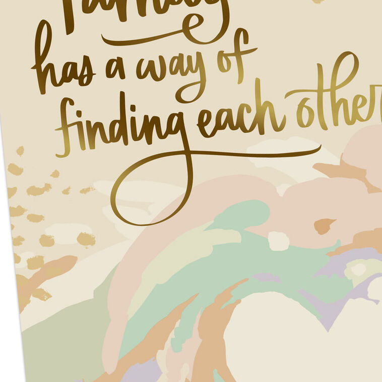Hallmark Family Has A Way Of Finding Each Other Adoption Card
