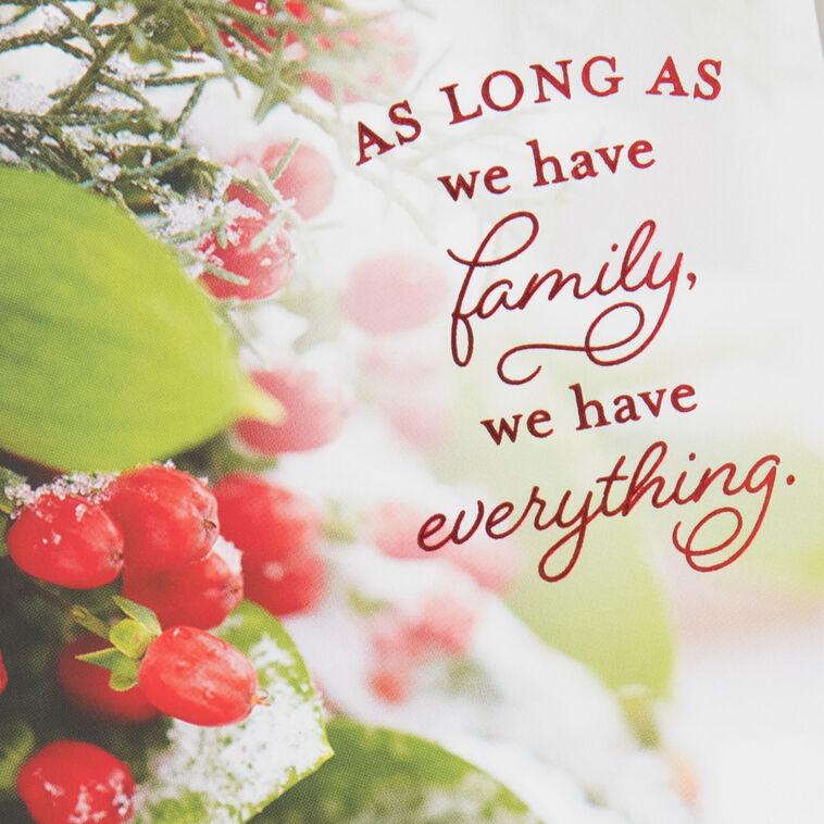 Hallmark Family Is Everything Christmas Card For Both