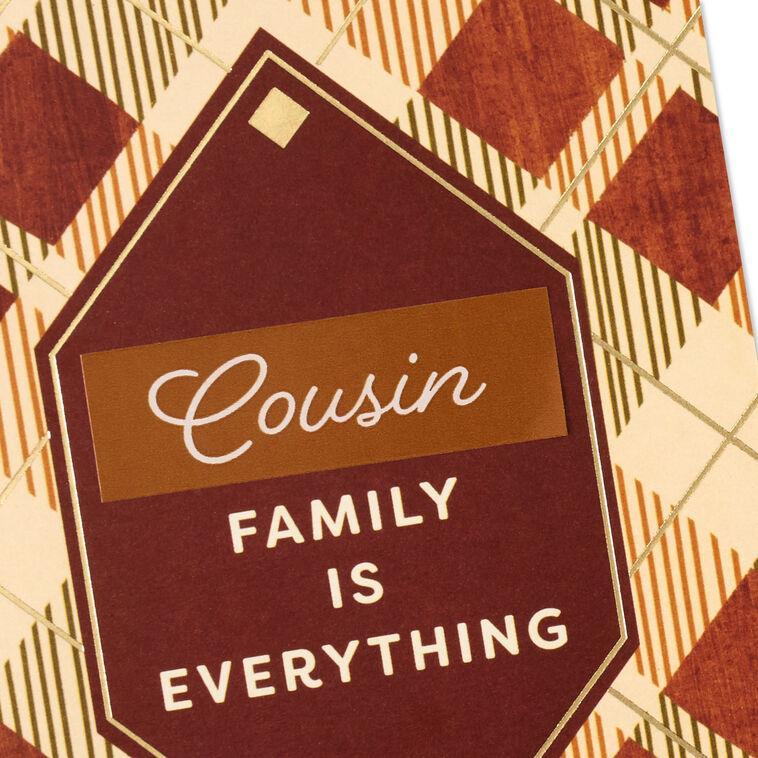 Hallmark Family Is Everything Customizable Thanksgiving Card With Title Stickers