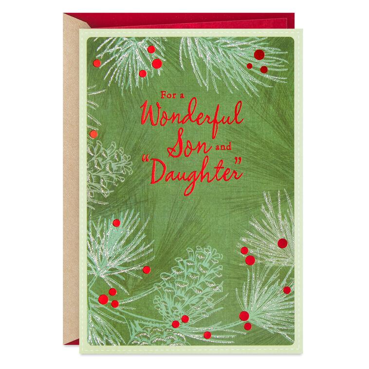 hallmark Family Is the Best Gift Christmas Card for Son and Daughter-in-Law