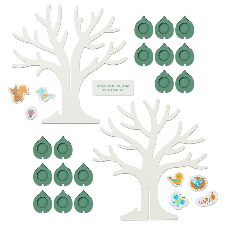 Hallmark Family Tree With Picture Frames Nursery Decor 14"