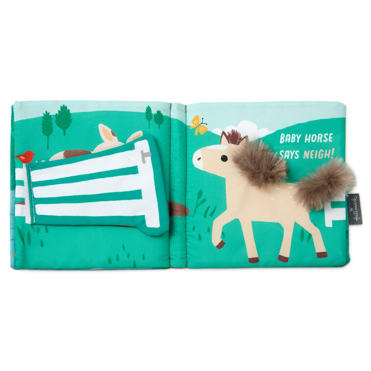 Hallmark Farm Friends Touch-and-Feel Fabric Book For Kids