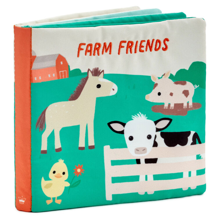 hallmark Farm Friends Touch-and-Feel Fabric Book for Kids