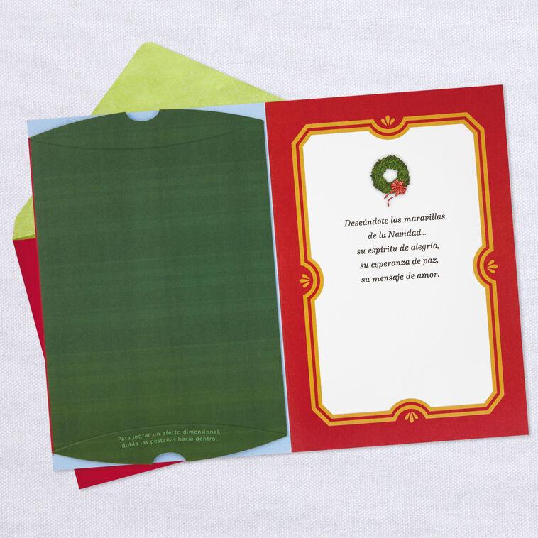 Hallmark Feliz Navidad Santa Spanish-Language Christmas Card