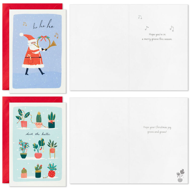 Hallmark Festive Fun Boxed Christmas Cards Assortment Pack Of 24