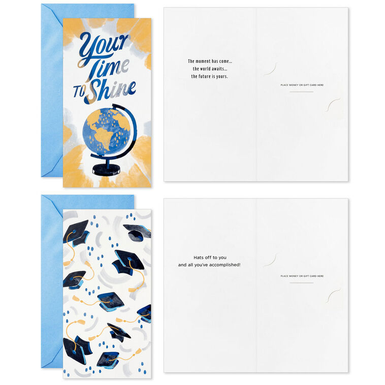 Hallmark Festive Grad Wishes Graduation Cards Assortment Pack Of 36