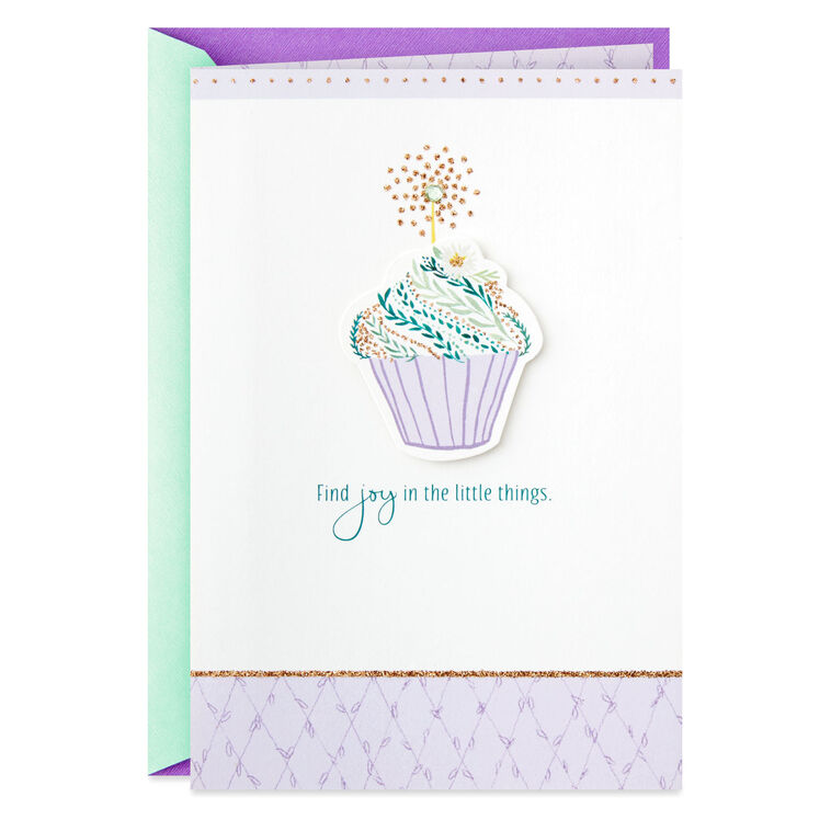 hallmark Find Joy in the Little Things Birthday Card