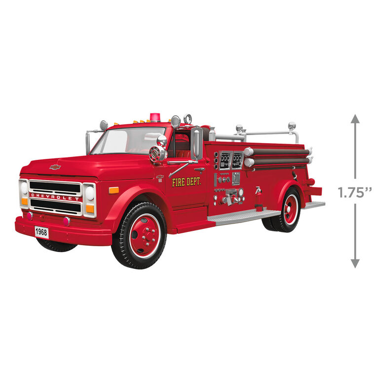 Hallmark Fire Brigade 1968 Chevrolet® Fire Engine 2025 Ornament With Light