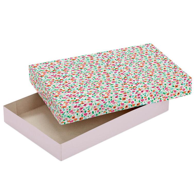 Hallmark Floral And Polka Dots 3-Pack Medium Gift Boxes