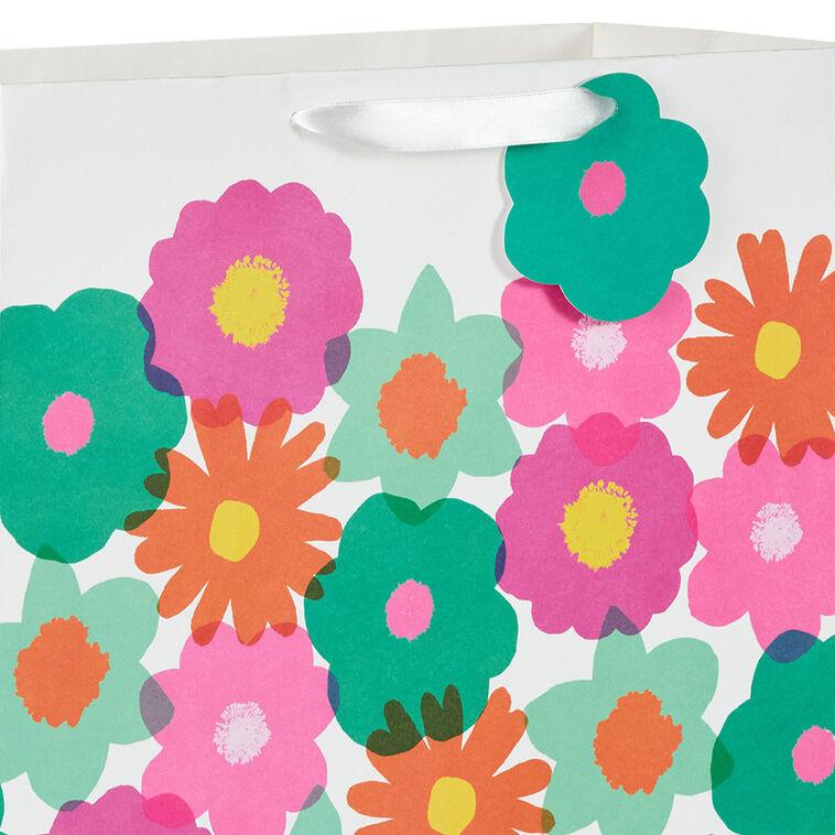 Hallmark Flowers And Ice Cream 2-Pack Birthday Gift Bag Bundle