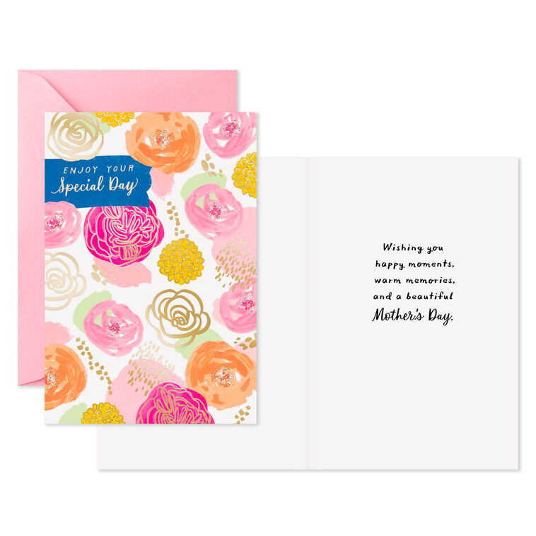 Hallmark Flowers And Teapot Assorted Mother's Day Cards Pack Of 6