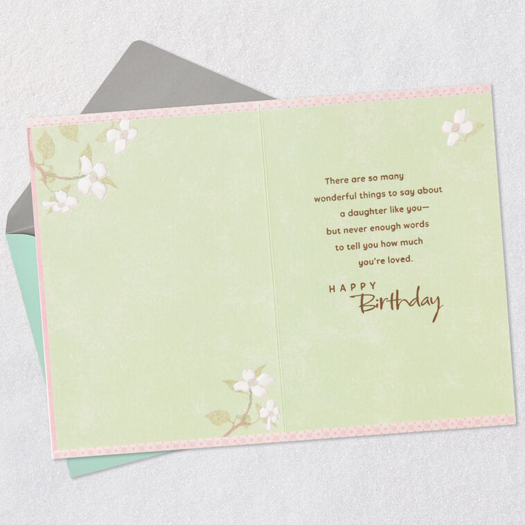 Hallmark For A Wonderful Daughter Birthday Card From Both