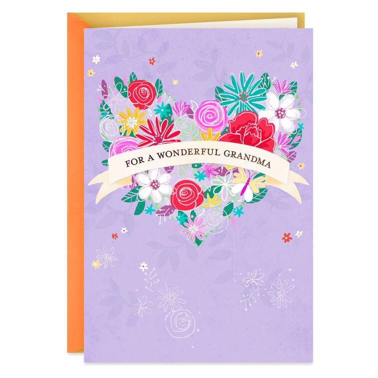 hallmark For a Wonderful Grandma Grandparents Day Card