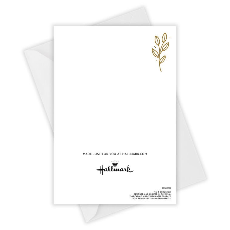 Hallmark For All You Do Wreath Custom Thank-You Card