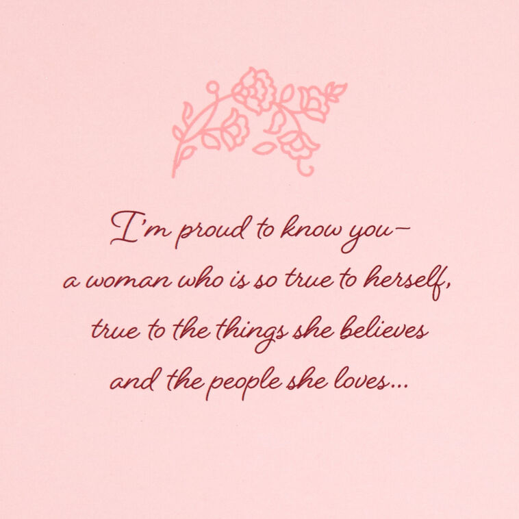 Hallmark For An Amazing Woman Floral Paisley Birthday Card