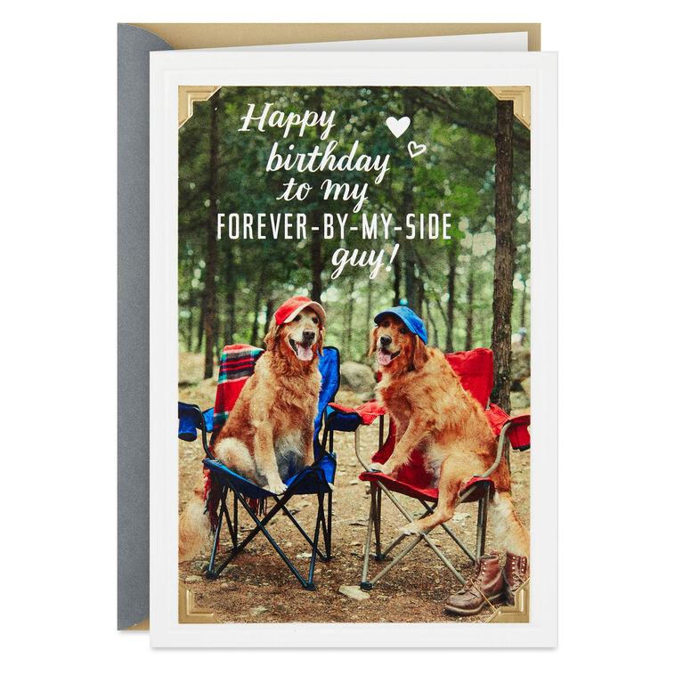 hallmark For My Forever-By-My-Side Guy Romantic Birthday Card for Him