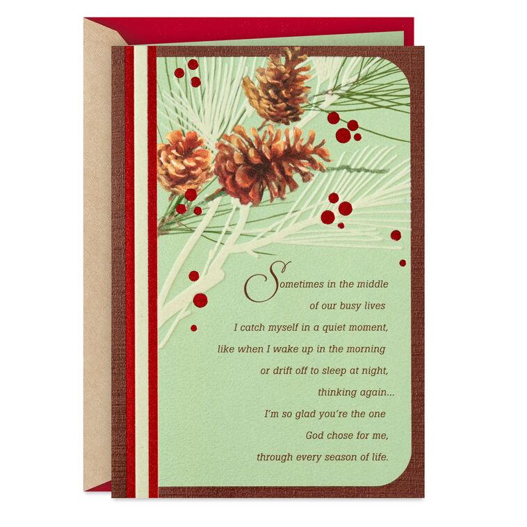 hallmark For My True Love and Soulmate Religious Christmas Card