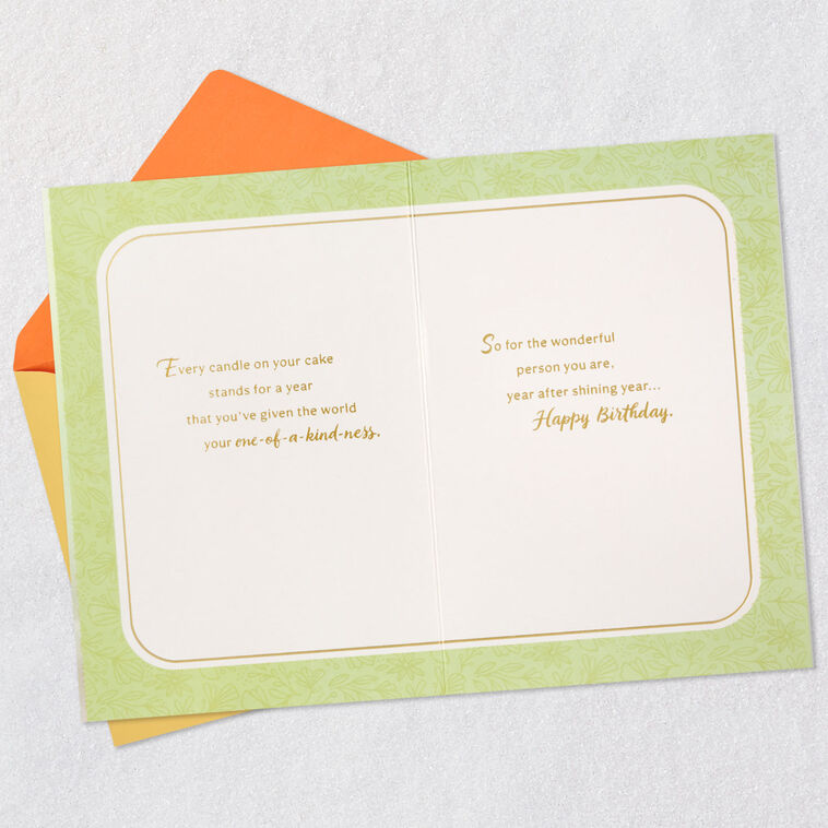 Hallmark For The Wonderful Person You Are Birthday Card