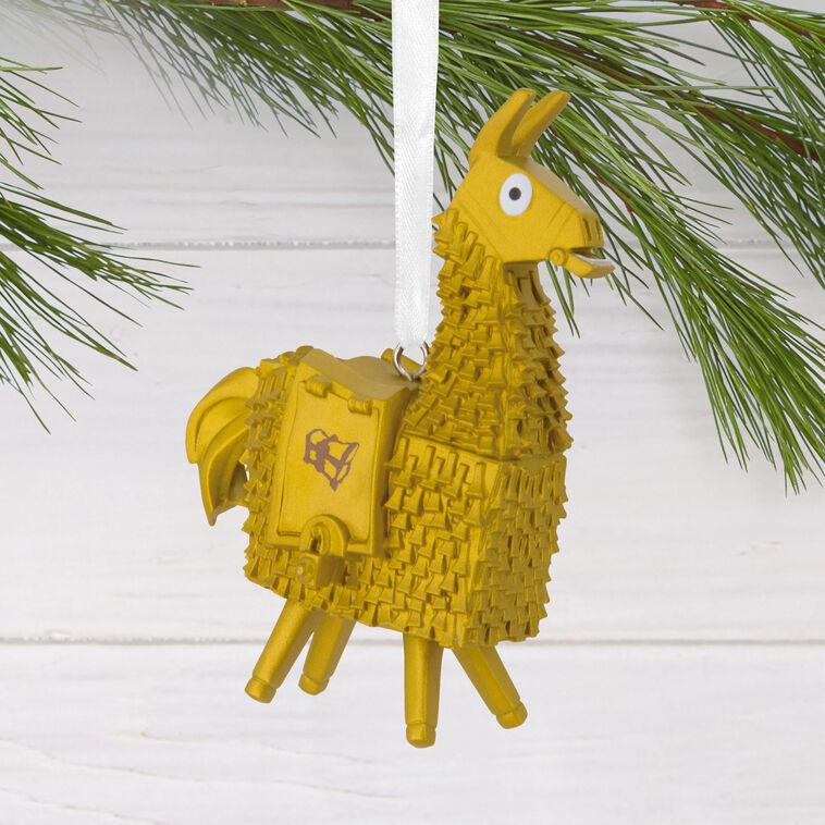 Hallmark Fortnite Golden Loot Llama Hallmark Ornament