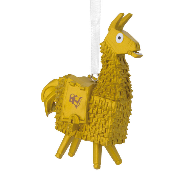 hallmark Fortnite Golden Loot Llama Hallmark Ornament