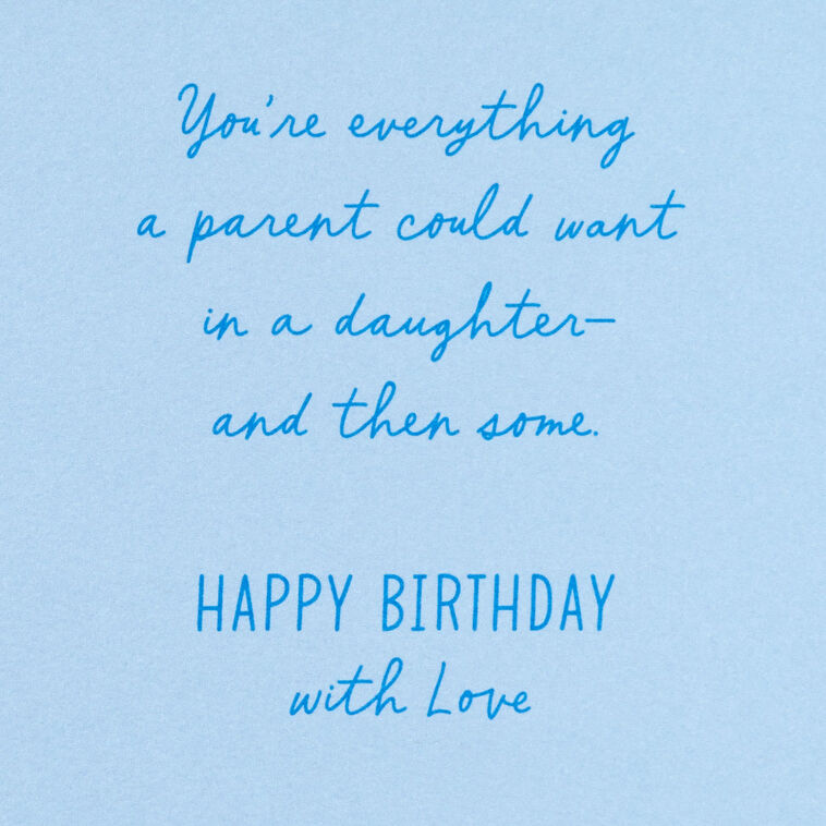 Hallmark Free Spirit Strong Mind Good Heart Birthday Card For Daughter