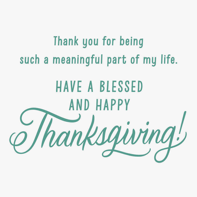 Hallmark Friends Are Like Family We Choose Religious Thanksgiving Card