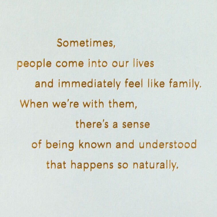 Hallmark Friends Are The Family We Choose Friendship Card