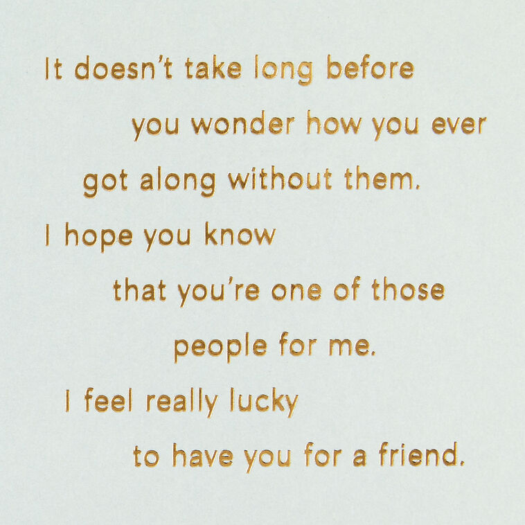 Hallmark Friends Are The Family We Choose Friendship Card