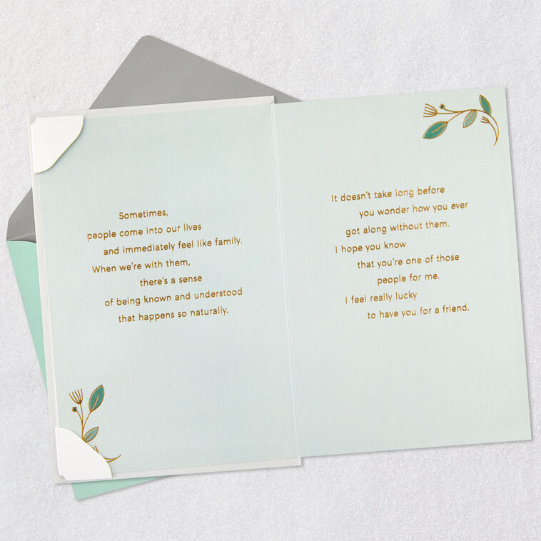 Hallmark Friends Are The Family We Choose Friendship Card