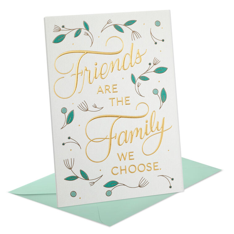 hallmark Friends Are the Family We Choose Friendship Card