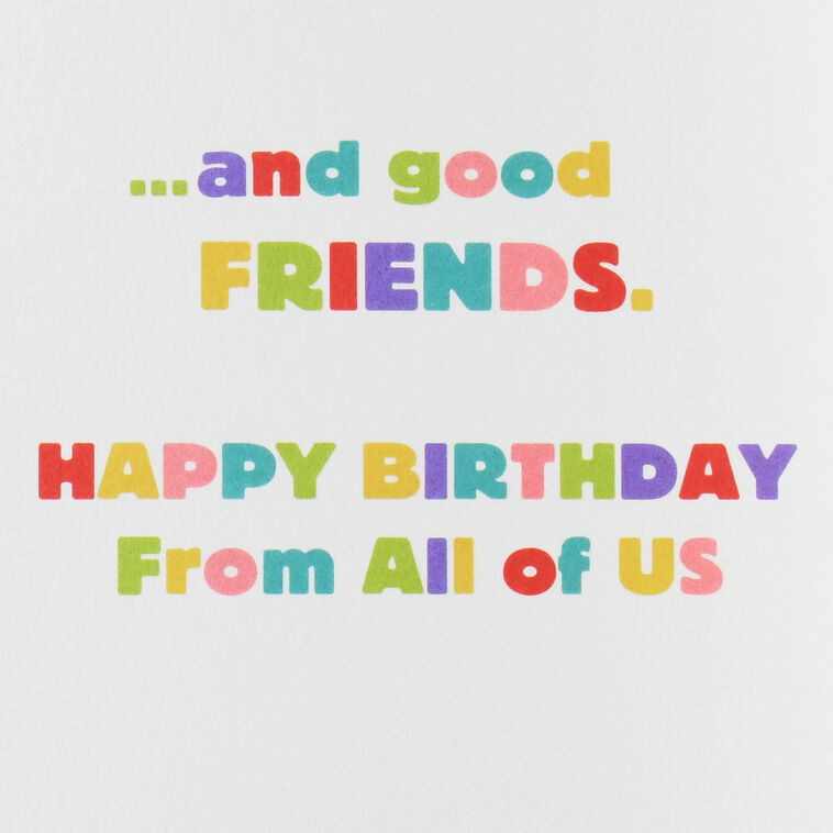Hallmark Friends™ Good Food And Laughs Funny Birthday Card From Us