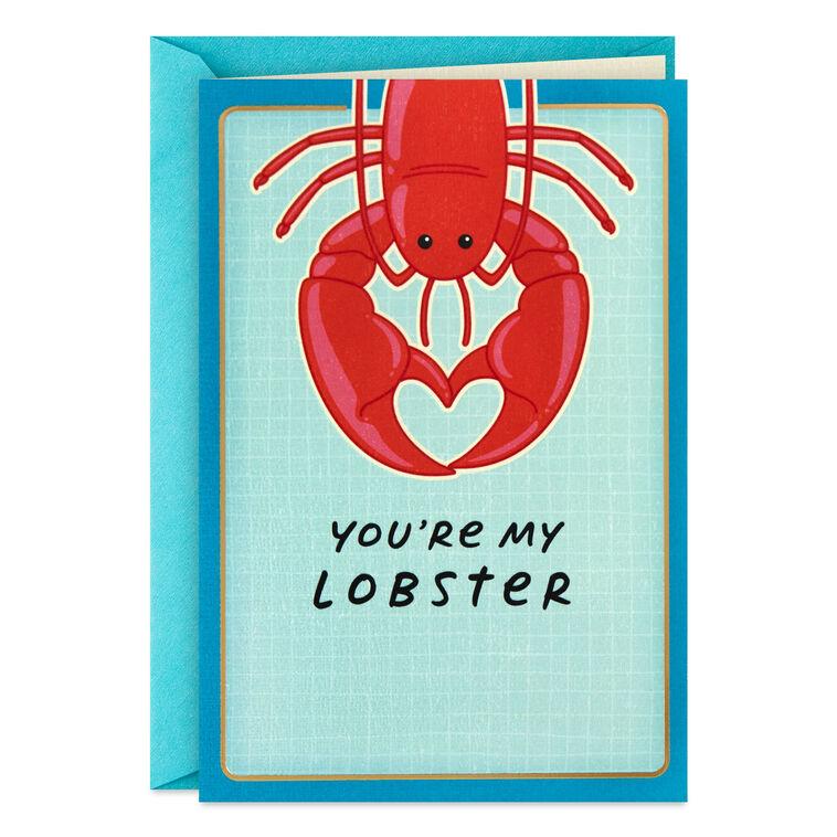 hallmark Friends You're My Lobster Anniversary Card