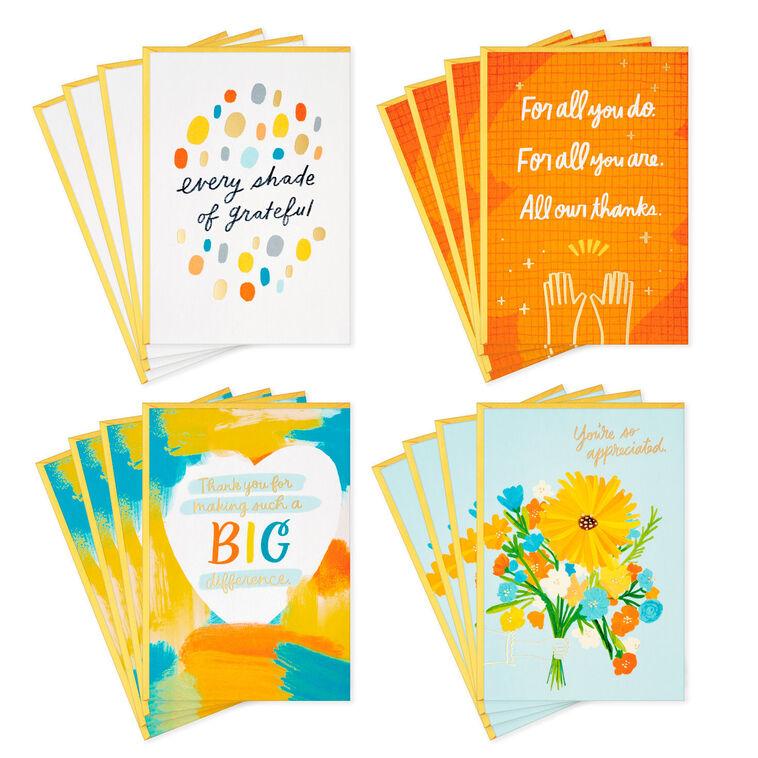hallmark From the Heart Boxed Thank-You Cards Assortment Pack of 16