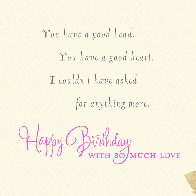 Hallmark From The Moment You Were Born Birthday Card