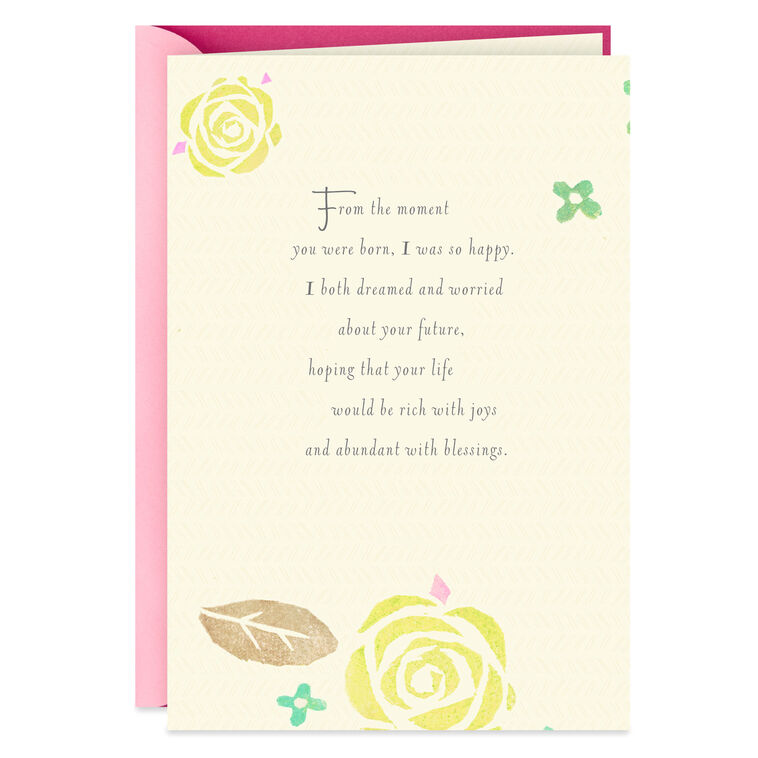 hallmark From the Moment You Were Born Birthday Card