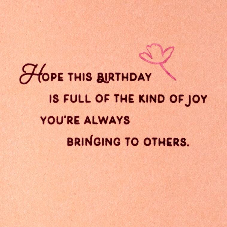 Hallmark Full Of Joy Birthday Card For Great-Granddaughter