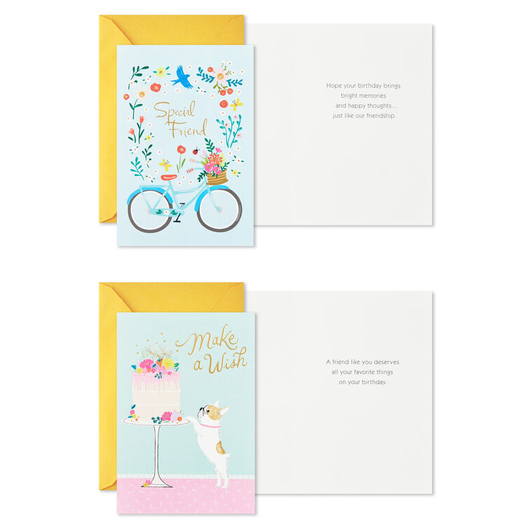 Hallmark Fun And Floral Boxed Birthday Cards Assortment Pack Of 16