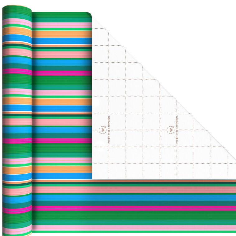 Hallmark Fun Designs 3-Pack Assorted Wrapping Paper Mini Roll Bundle 45 Sq. Ft. Total
