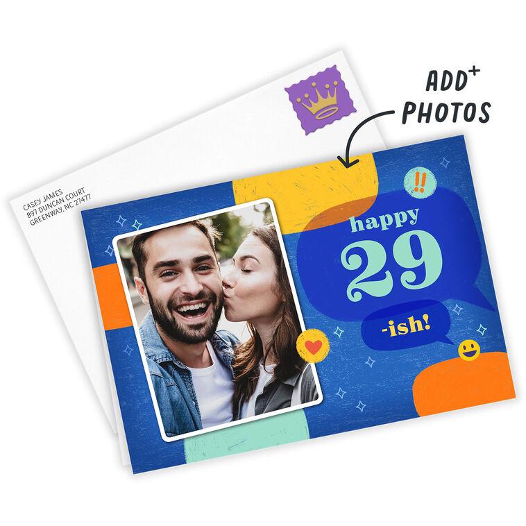 Hallmark Fun Designs And Icons Custom Birthday Card