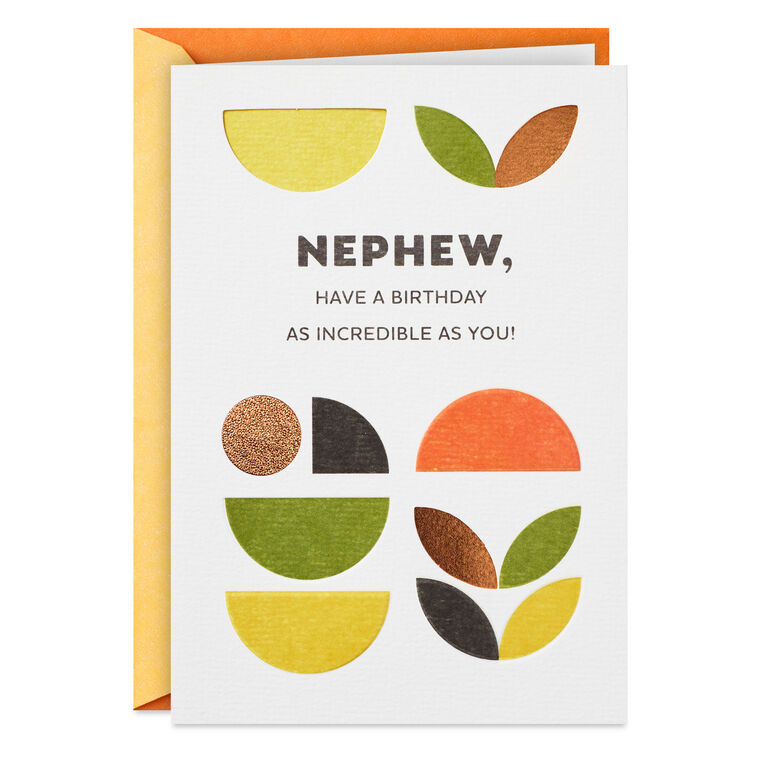 hallmark Fun Ideas and Good Vibes Birthday Card for Nephew