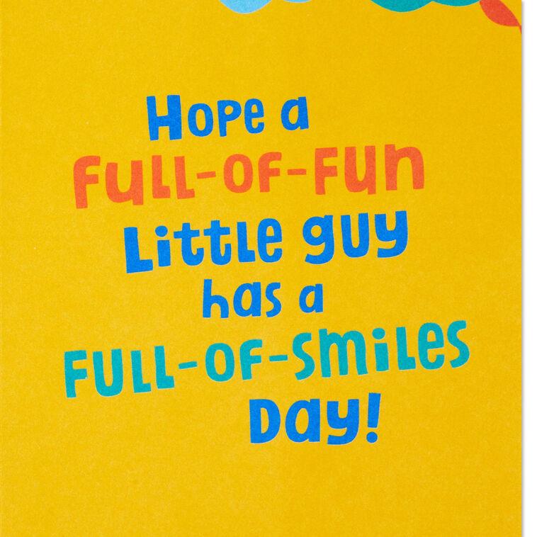Hallmark Fun Little Guy Lion Birthday Card With Sticker