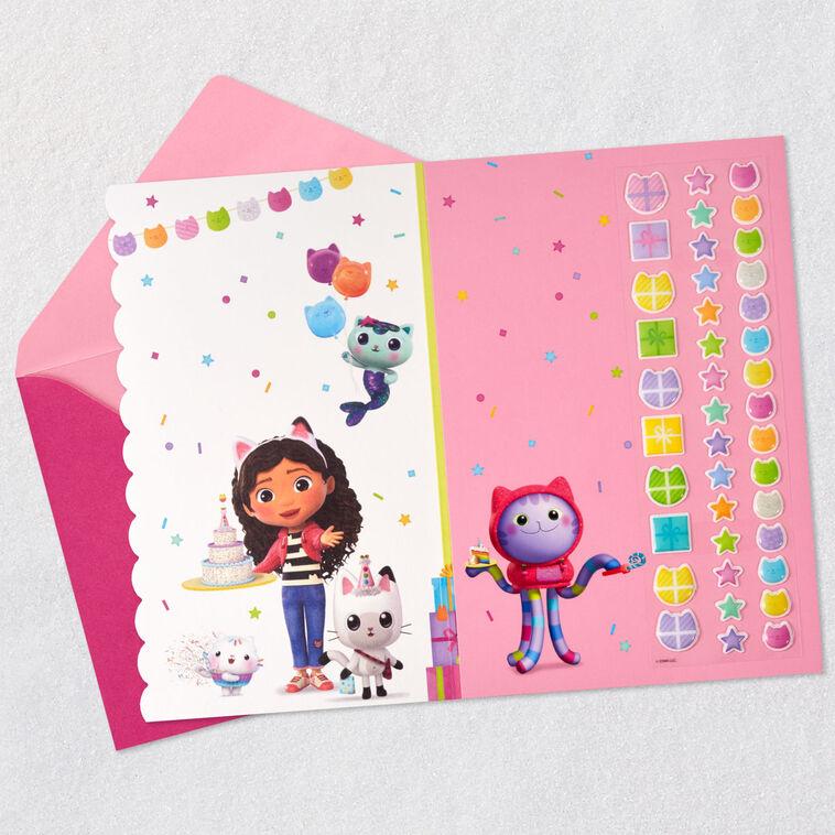 Hallmark Gabby's Dollhouse Cat-titude Birthday Card With Stickers