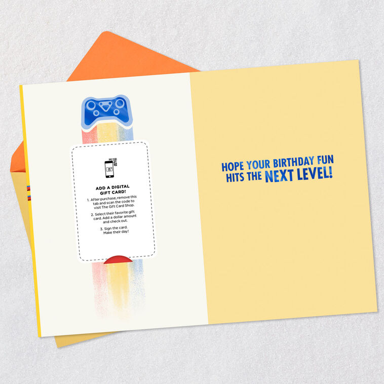 Hallmark Game On Gift Card Greeting Birthday Card For Kids
