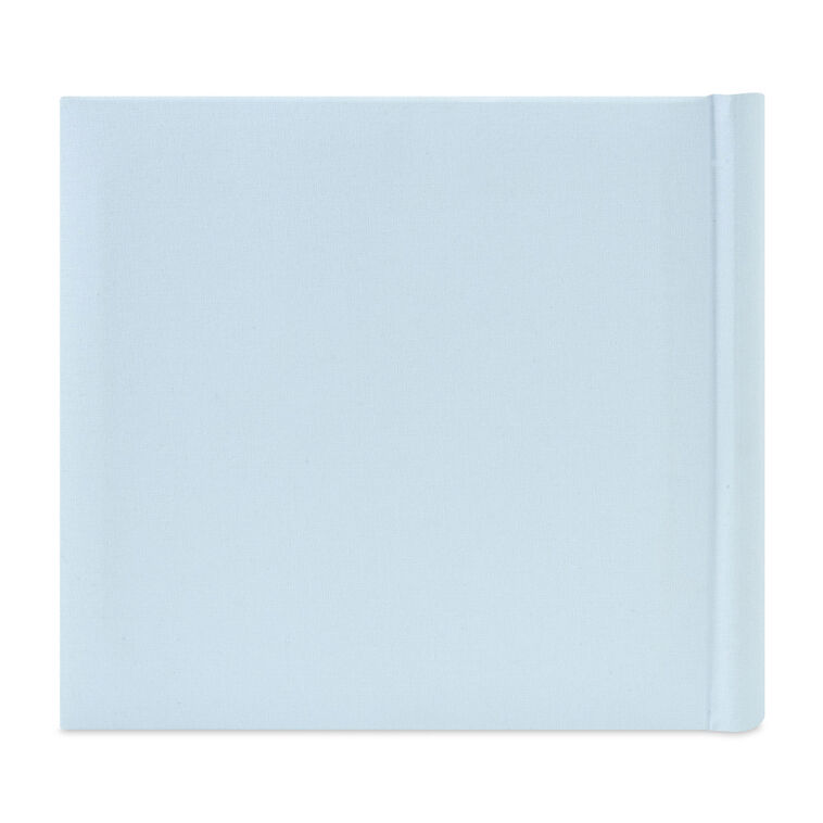 Hallmark Gather Happy Memories Gold On Light Blue Linen Photo Album