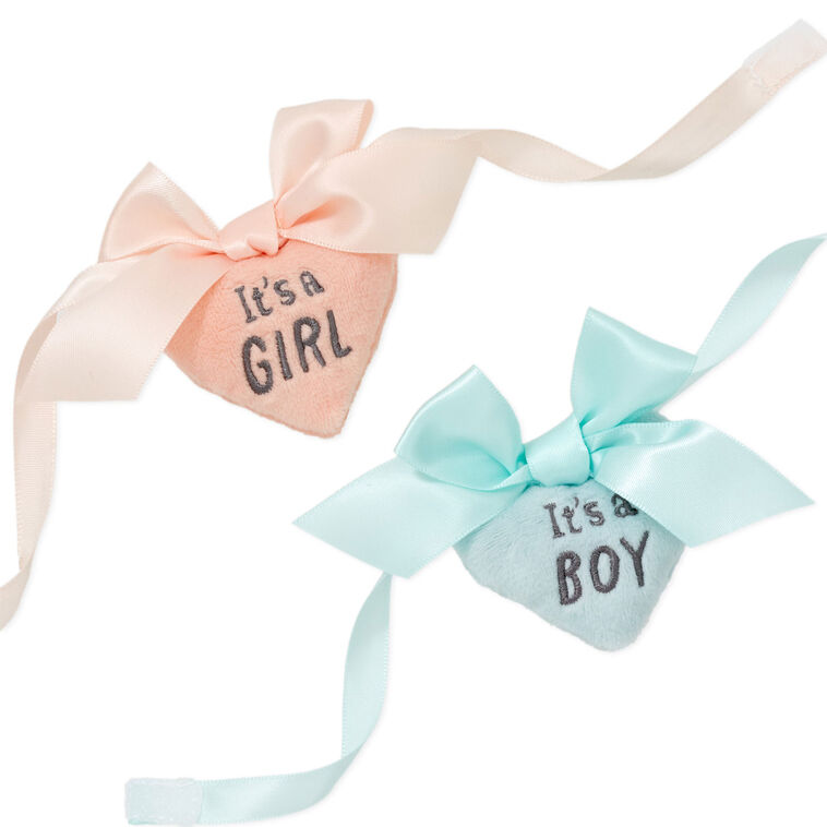 Hallmark Gender Reveal Teddy Bear Plush With Ribbons