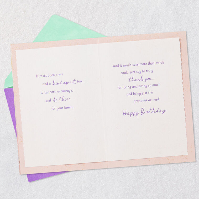 Hallmark Gentle Strength And Rock-Solid Love Birthday Card For Grandma